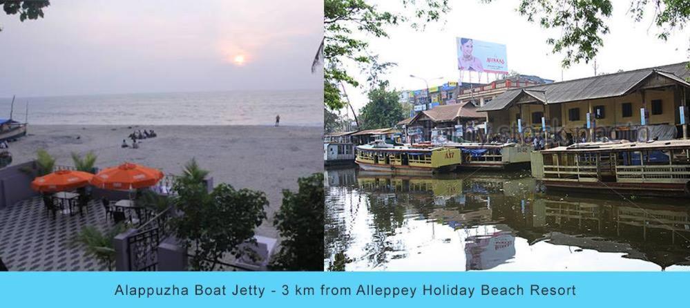 อัลเลปเปย์ ฮอลิเดย์ บีช รีสอร์ท Alappuzha ภายนอก รูปภาพ