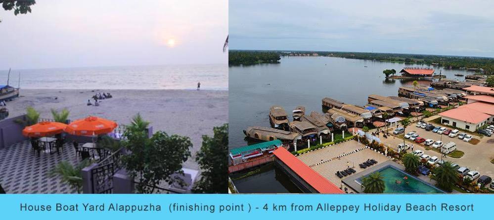 อัลเลปเปย์ ฮอลิเดย์ บีช รีสอร์ท Alappuzha ภายนอก รูปภาพ