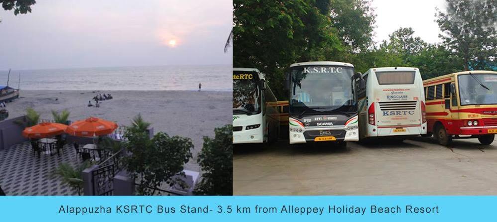 อัลเลปเปย์ ฮอลิเดย์ บีช รีสอร์ท Alappuzha ภายนอก รูปภาพ